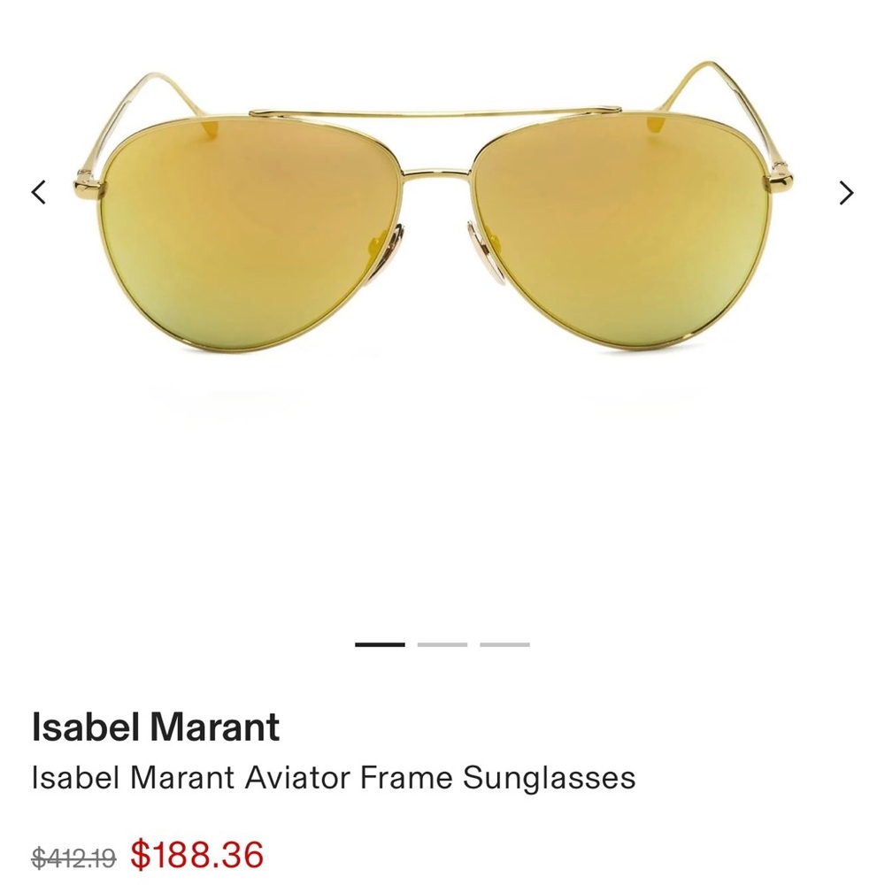 Isabel Marant
Isabel Marant Aviator Frame Sunglasses